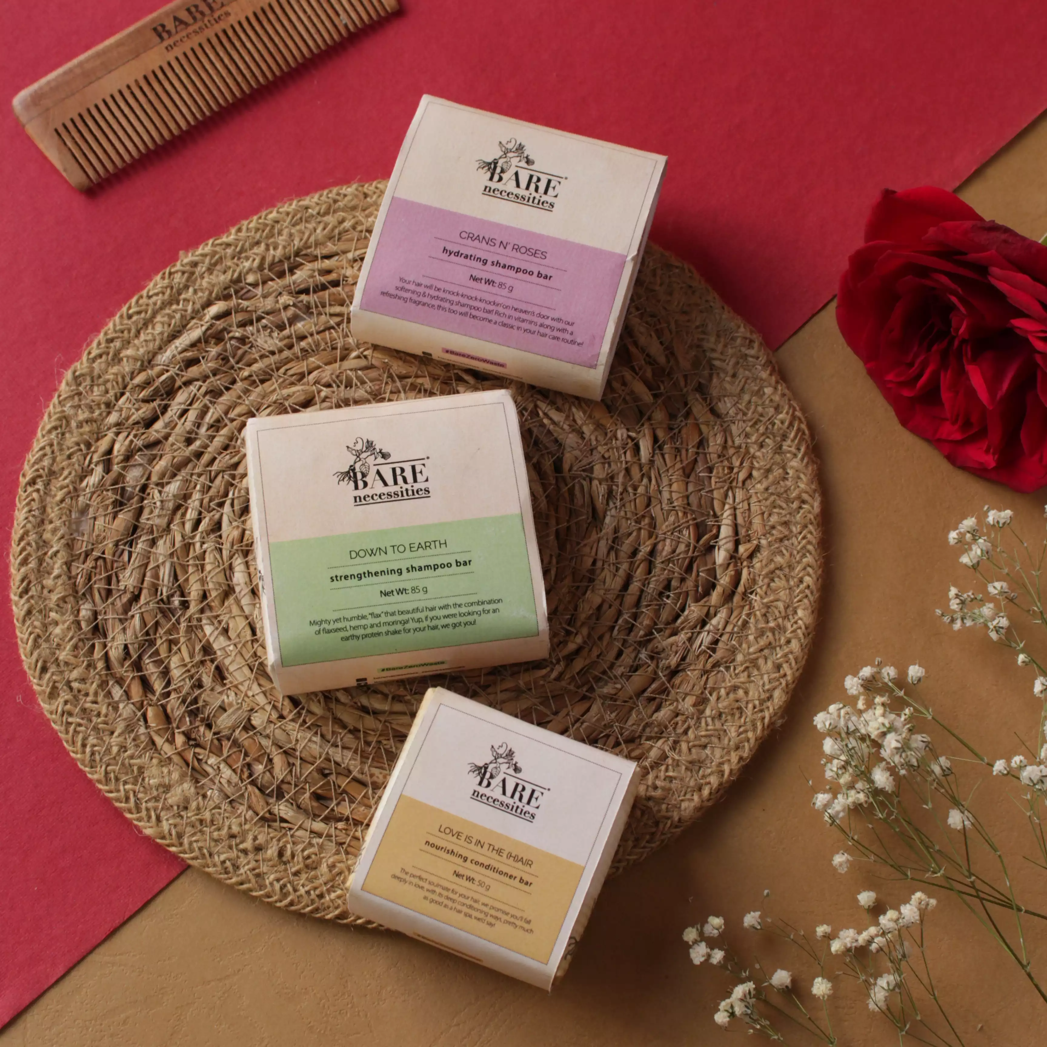 Bare Hair Care Kit - Sulphate-Free Natural Shampoo & Conditioner Bar Duo - Image 8