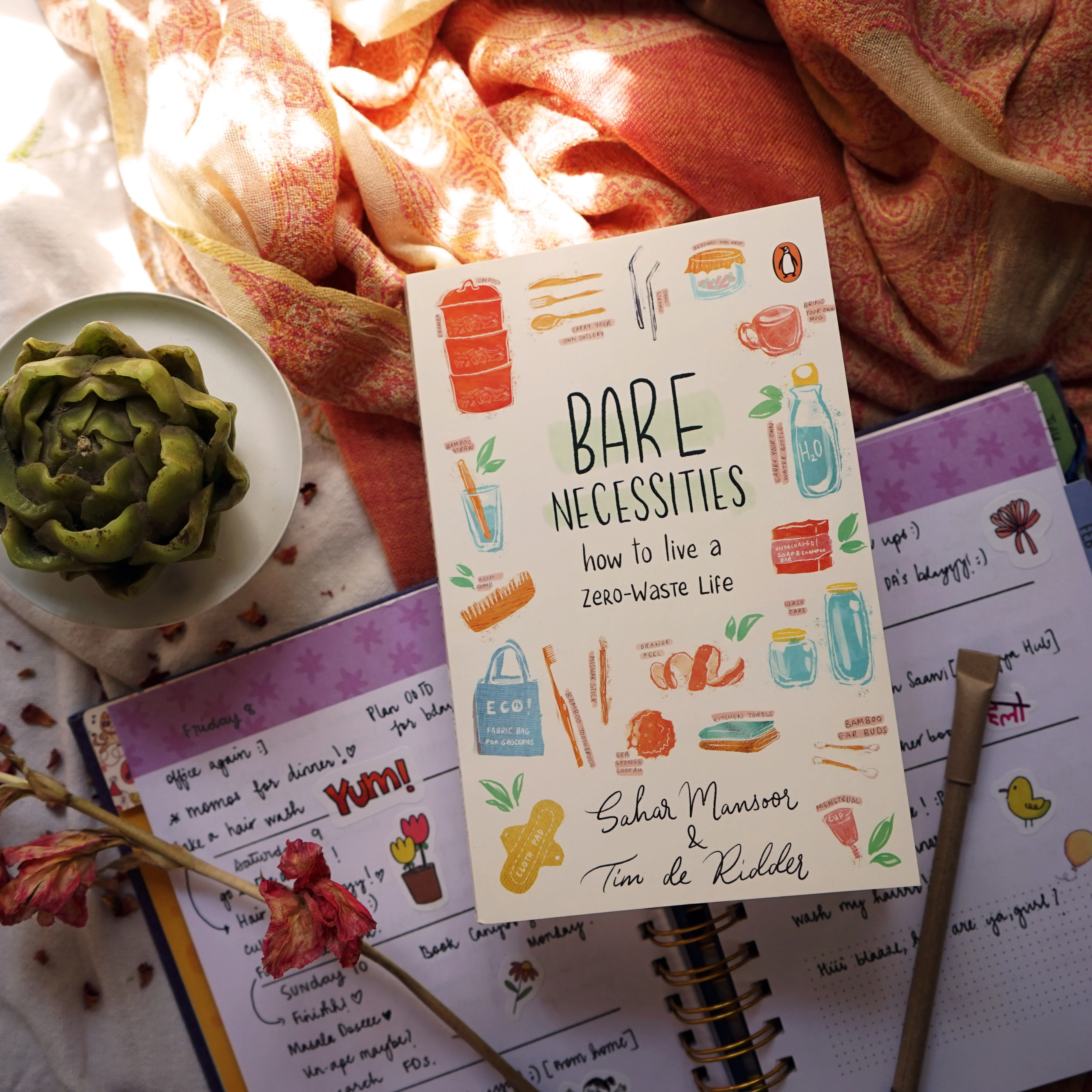 Bare Necessities: How to Live a Zero-Waste Life - Book by Sahar Mansoor & Tim De Ridder - Image 2