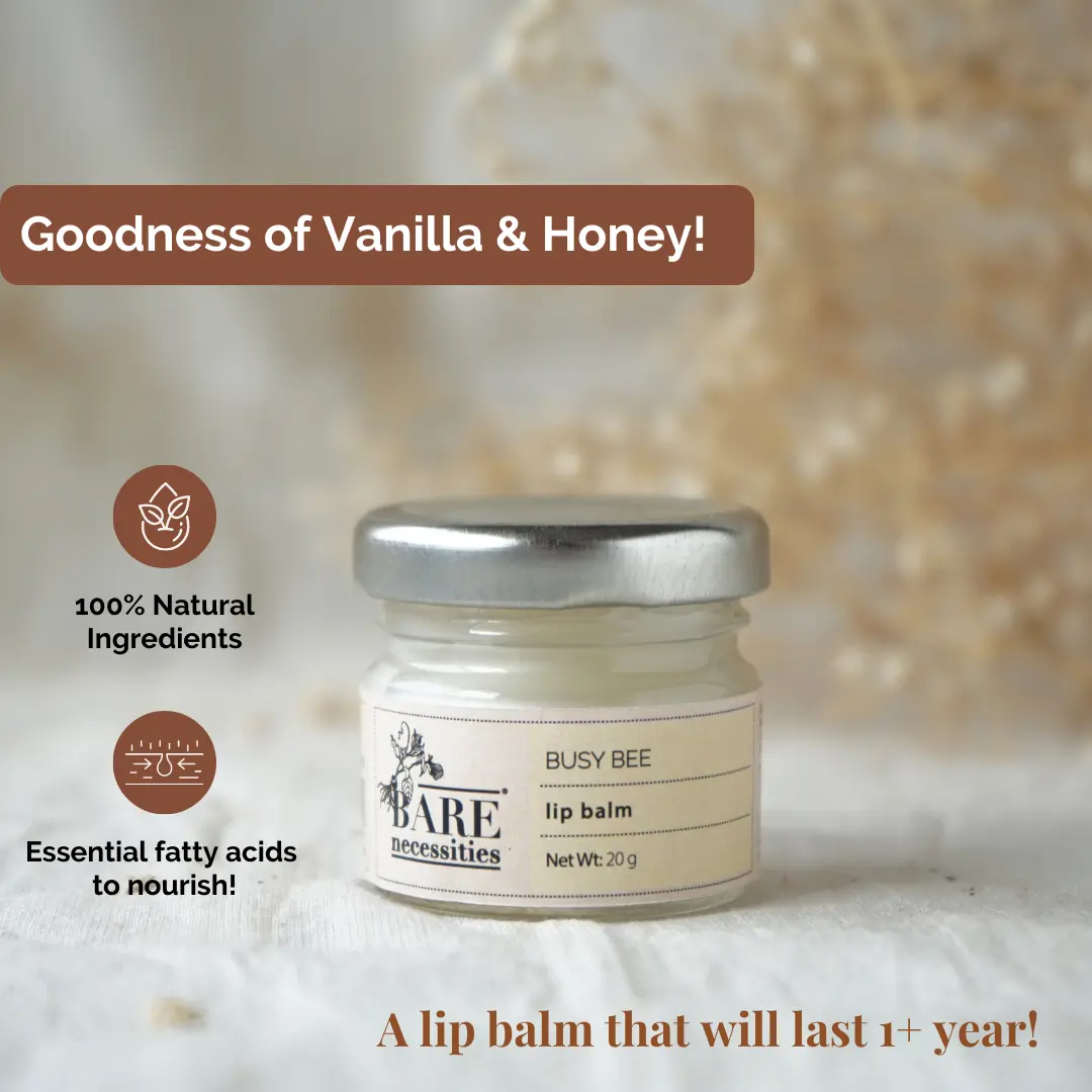 Busy Bee Lip Balm - 100% Natural Shea Butter Lip Care - Image 4