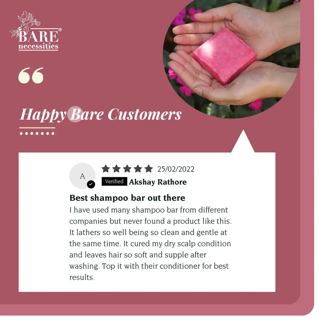 Crans N' Roses Shampoo Bar - Hydrating Natural Shampoo for Dry & Damaged Hair - Image 5