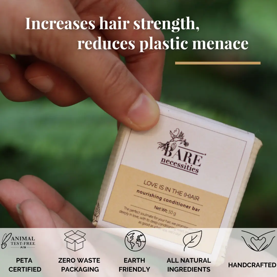 Love is in the (h)air - Natural Conditioner Bar for Dry & Frizzy Hair - Image 7