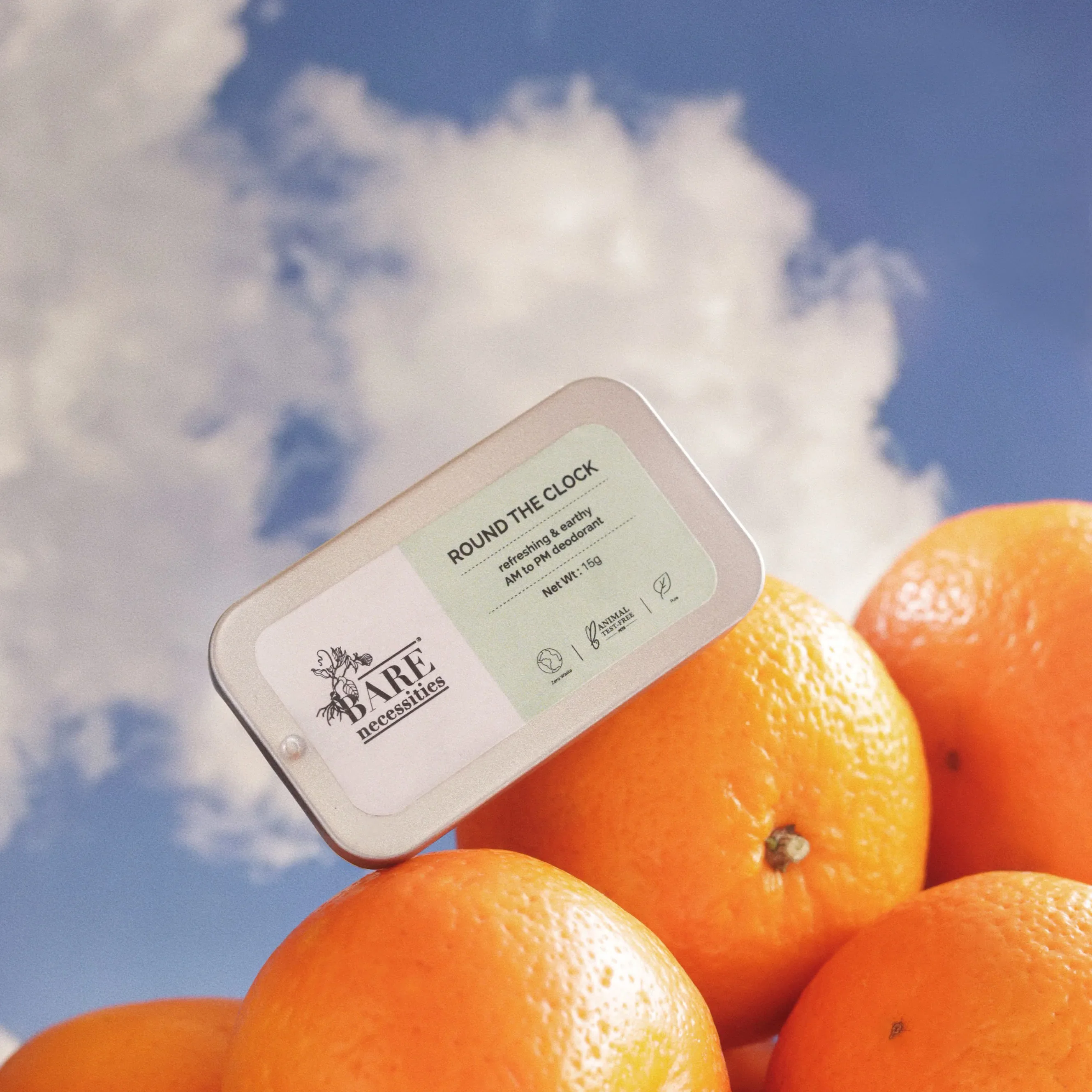 Round The Clock - All-Day Natural Solid Deodorant | Aluminium-Free