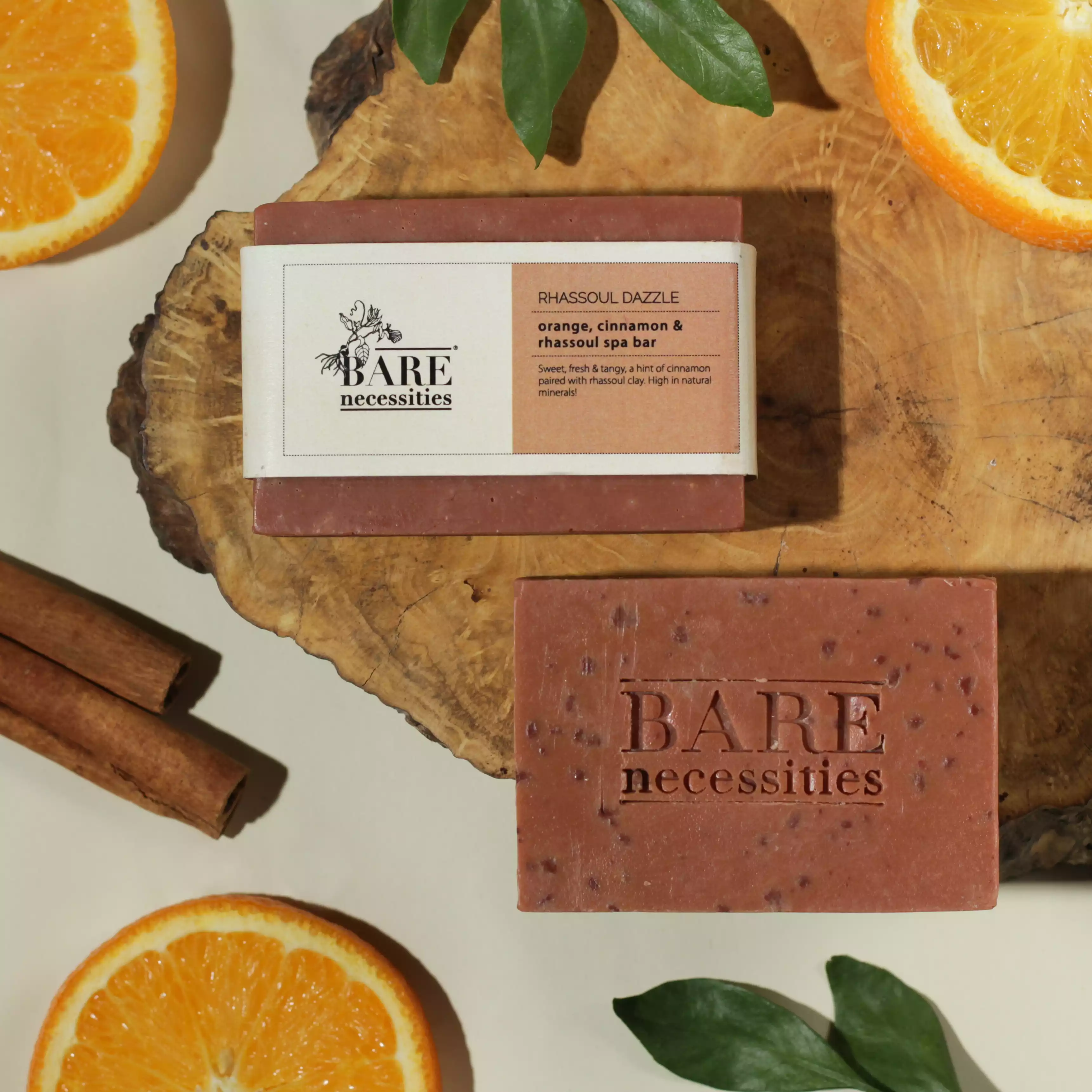 Rhassoul Dazzle - Natural Clay Soap Bar | Orange Cinnamon & Rhassoul - Image 5
